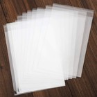 100 Pcs Clear 7  X 10  Self Seal Cello Cellophane Bags Resealable Poly