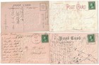 4 Antique 1908-1910 Victorian Greetings Fond Love Kind Thoughts Congrats Pc