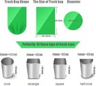 4-6 Gallon Small Trash Bags Biodegradable 20 Liter Mini Compostable 100 Counts