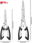 2-pack Stainless Steel Fishing Pliers With Lanyard 8 26    6 29  Needle Nose Pli
