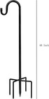 2 Pack Shepherds Hook 48 Inch Tall Bird Feeder Pole Shepards Hooks For Outdoor