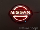Nissan 5d Led Emblem Replacement Black For 11 I2r9  Waterproof  Easy Install
