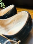 Vintage Girls Leather Shoes Stride Rite 3d Hard Soles T Strap Mary Jane Black