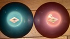 2 Vintage Emalox 4    Bowls From Norway Original Stickers