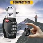 2 Pack Tsa Approved Gun Case Locks For Pistol Cases  4 Digits Travel Locks Sm   