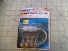 Longlife Aquarium  4 Way Heavy Duty Brass Gang Valve Air Filter   Hanger