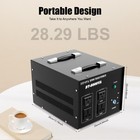 Heavy Duty 5000w Voltage Transformer Step Up down 110v To 220v Converter