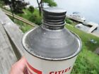Vintage Original 1950 s Rare Cone Top Cities Service Outboard Motor Oil Can