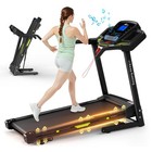 3 5hp Foldable Treadmill Electric Treadmill Workout Running Machine W incline