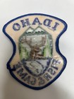 Obsolete 1980s Idaho Fish   Game Conservation Officer Shoulder Patch     Original