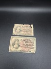 2 1863 Fourth Issue 10 Cents Fractional Currency Note Fr  1257 Civil War