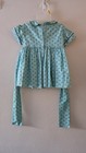 Girls Vintage Dress  Kate Greenaway Frock 2t Robin s Egg Blue