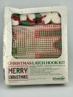 Vintage Christmas Latch Hook Rug Kit Merry Christmas 4889 Wonder Art New In Box