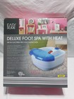Easy Home Deluxe Foot Spa With Heat New Sealed Spa Massager  Feet