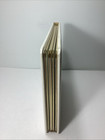 Professional Leather Flora 10x10 Pearl Wedding Photo Album 5 Two Sided Pages