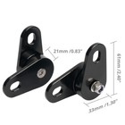 Aluminum Muffler Pipe Stay Mount Bracket For Yamaha Banshee 350 Yfz350 1987-2006