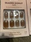 Kiss Galaxy Glazed Donut 24 Fake Nails  Medium Length Dgx02