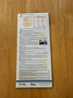 Taipei Metro Tourist Map Travel Guide Folded Brochure Taipei Taiwan 2010