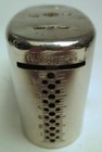 Vintage Automatic Recording Chrome Plated Coin Bank Original Compartment Safe