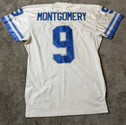 1994 Greg Montgomery Detroit Lions Game Used Worn Nfl Football Jersey 75th Patch