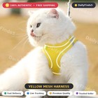 Small Dog Cat Harness Leash Set Mesh Vest Reflective Chihuahua Yorkie Bulldog