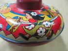 Vintage Ohio Art Tin Lithograph Spinning Top Working