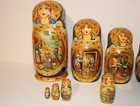 Russian Nesting Doll 10 Piece Hansel   Gretel  matryoshka