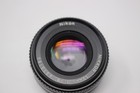 Nikon Nikkor 50mm F 1 8 Ai-s Long Nose Manual Focus Lens Prime Silver Ring