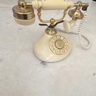 Teleconcepts Regal French Corded Rotary Dial Telephone  Beige gold Vintage