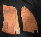 Vintage White Birch Bark Pieces Lot Of 2  -- 10  X 5    9  X 4-1 2 
