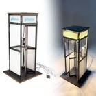 Retro 2026new Retro Telephone Booth Led Night Light unique Retro Home Decor Gift