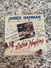 James Harman Band s  extra Napkins  Album Signed By James Harman And His Band