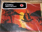Vintage Red Heart Coats   Clark Latch Hook Rug Canvas   Pattern   Palm Trees  