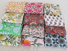 Cotton Dinner Napkins Hand Block Printed Kitchen Table Cloth Reusable Napkins