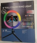 Vivitar Usb  8  Full Spectrum Color Ring Light With Phone Cradle And Tripod 