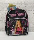 Hannah Montana Backpack Full Size Brand New With Tags Side Pouches Glitter 12x15