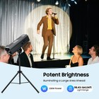 6 Color Led Follow Spot Light Dj Party Theater Disco Stage Spotlight With Stand