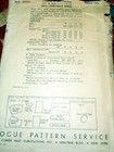  lovely Vtg 1940s Dress Vogue Sewing Pattern 13 31 5