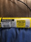 Everbilt Posted Private Property Signs 25 Ct Roll Plastic Yellow 11 In X 11 In