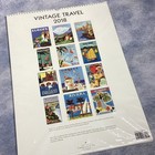 Cavallini   Co  vintage Travel  2018 Wall Calendar Framable Art Large 19 x 13 5 