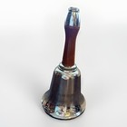 Vtg 1930s Town Crier Bell Cocktail Shaker Chrome Wood Engraved Art Deco Barware