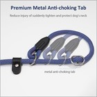 Dog Training Slip Leash  No Pull  Durable Reflective Lead  Puppy Heavy Duty Loop