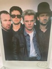 Original Vintage 1986 U2 Band Poster Bono Rock N  Roll 80 s Music