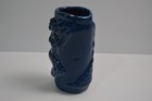 Blue Mermaid Tiki Glass Vase Collectible Tropical Ocean Sea Home Decor Porcelain
