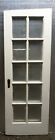 28 x79  Antique Vintage Old Wooden Wood Interior French Door Window Wavy Glass