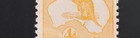 Australia Gv 1913  Error  4d Kangaroo Aniline Orange   Variety  retouch Off Nsw 