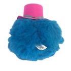 Vtg Russ Berrie   Co Stepping Out Georgie Blue Fuzzy W  Pink Hat 6 