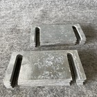 Lot Of 20 Sh-58 Pallet Rack Shim 5  X 8  X 16 Gage Slotted Style Galvanized