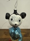 Rare Vintage De Carlini Mickey Mouse 6    Italian Blown Glass Ornament