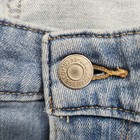 Levi s Jeans Womens W31 L30 Blue Light Wash 711 Skinny Mid Rise Raw Hem Stretch